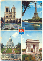 Postal enviada desde Paris