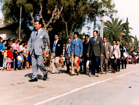 Desfile banda ex alumnos