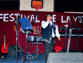 Cantando en el festival de la voz 2013