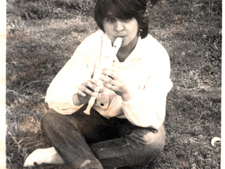 Tocando flauta