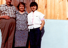 Con mis abuelos paternos