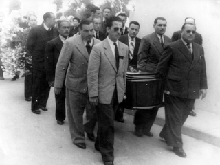 Funeral de mi bisabuelo Juan Saavedra Lara
