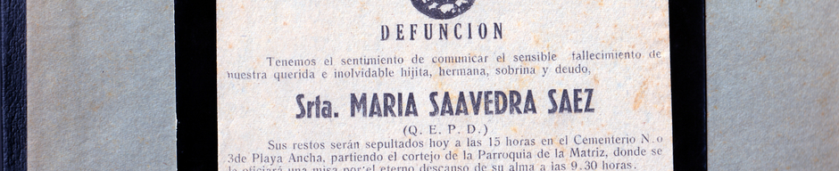 Funeral de María Saavedra Sáez