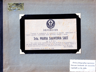 Funeral de María Saavedra Sáez