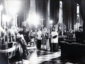 Funeral de María Saavedra Sáez