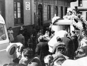 Funeral de María Saavedra Sáez