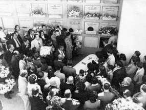 Funeral de María Saavedra Sáez