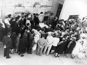 Funeral de María Saavedra Sáez