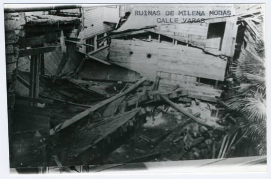 Ruinas de la tienda Milena Modas Ruinas de la tienda Milena Modas