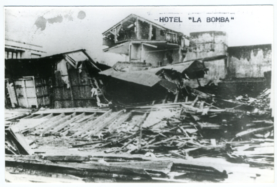 Ruinas del hotel La Bomba Ruinas del hotel La Bomba