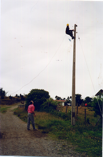 Electrificación del sector de Chope Electrificación del sector de Chope