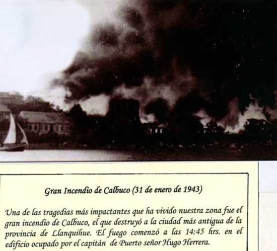 Incendio de Calbuco Incendio de Calbuco