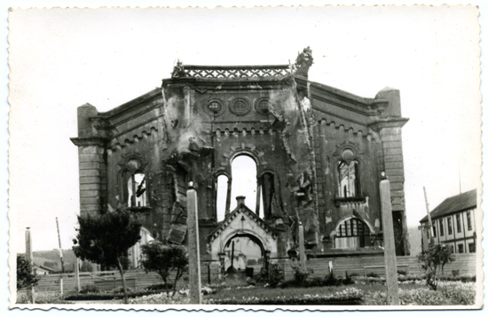 Demolición del frontis de la catedral Demolición del frontis de la catedral