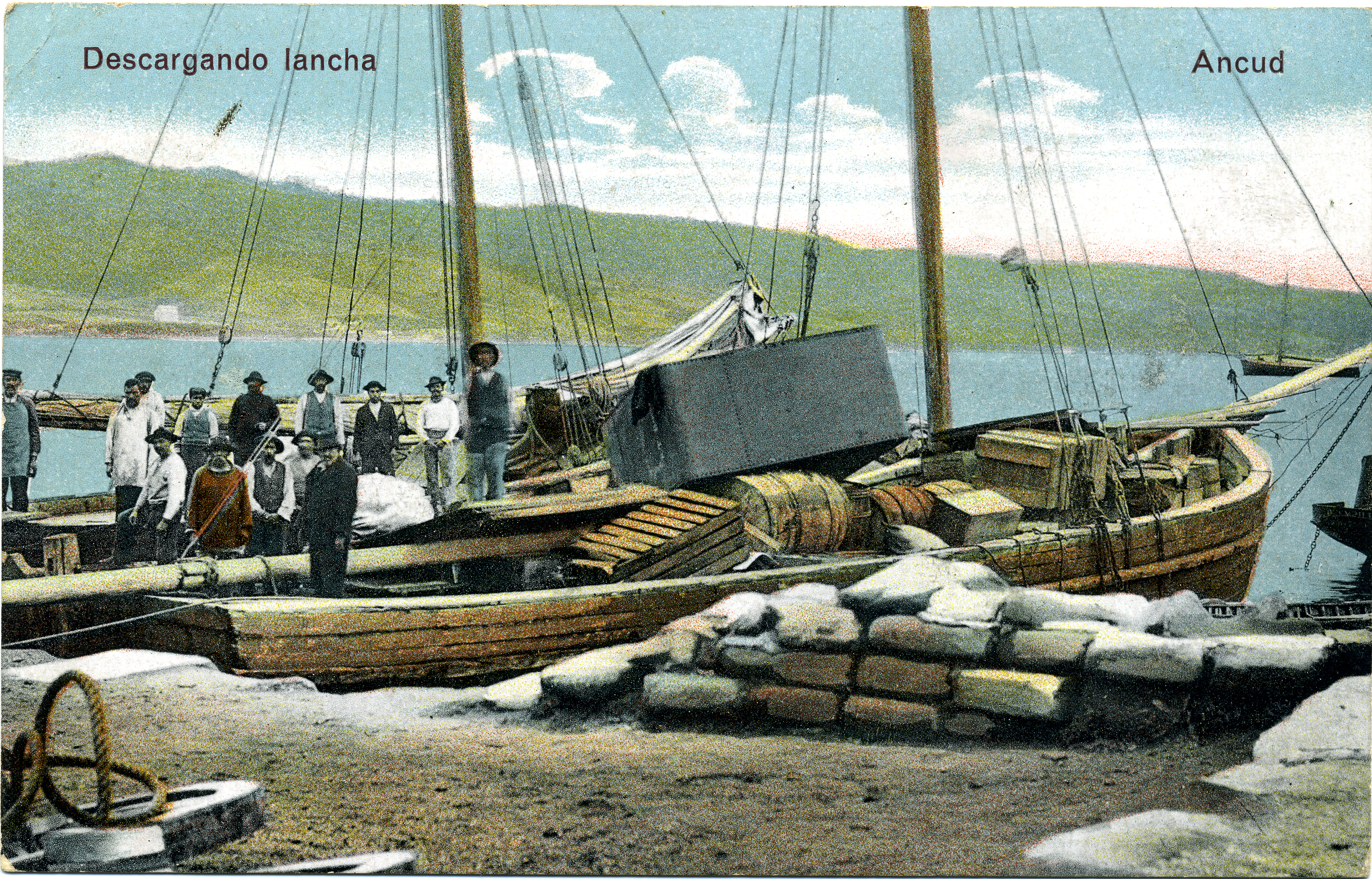 Descarga de lancha Descarga de lancha