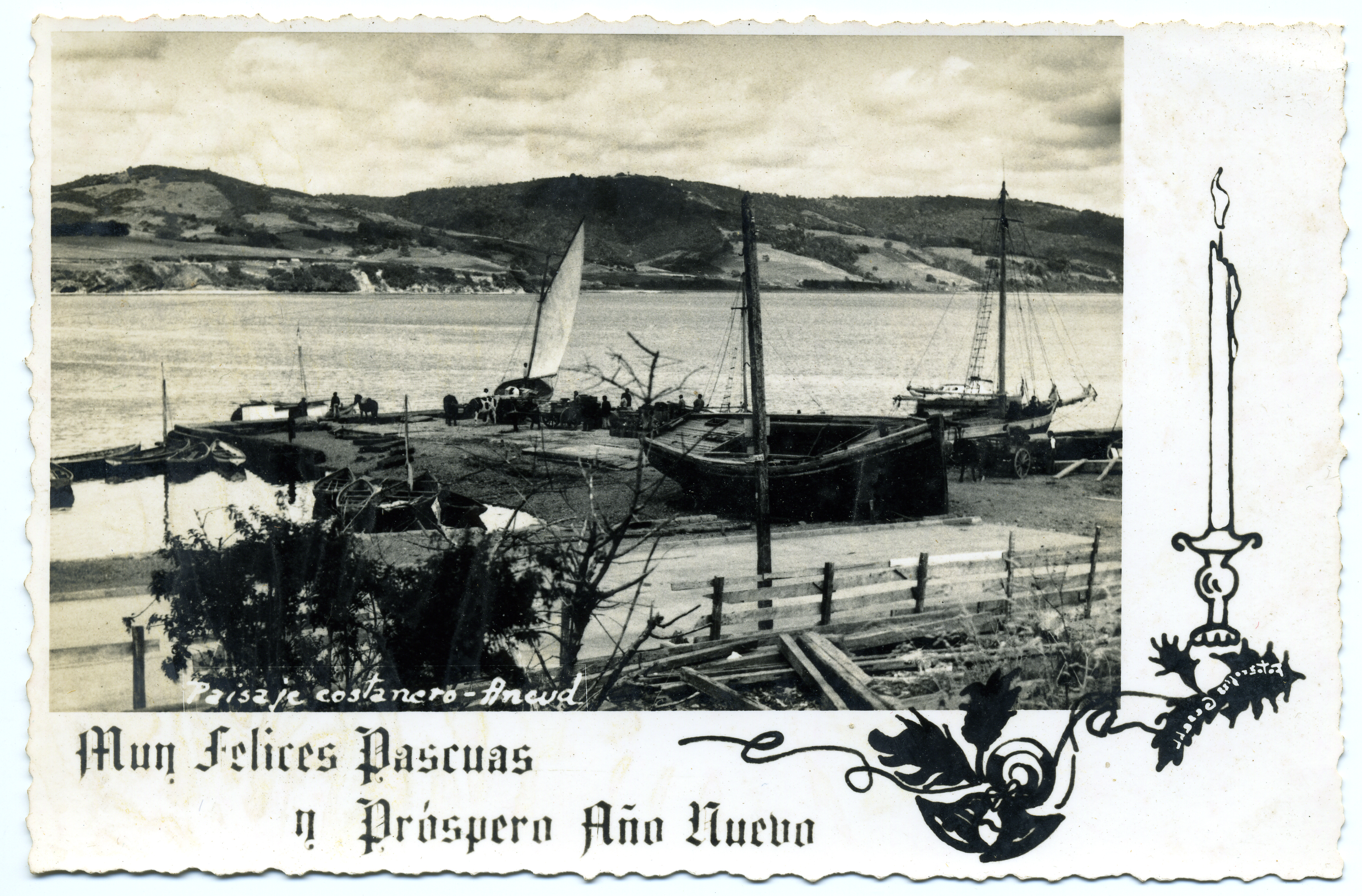 Paisaje costero de Ancud Paisaje costero de Ancud