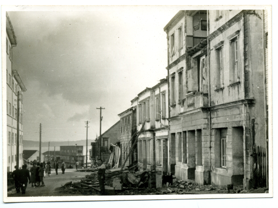Destrucción en calle Pudeto Destrucción en calle Pudeto