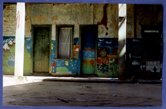 Mural en la población Unión Obrera Mural en la población Unión Obrera