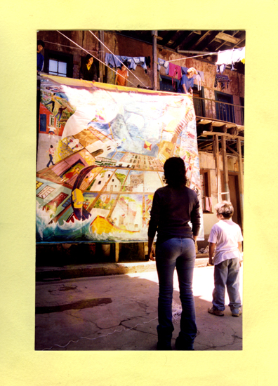 Mural en la población Unión Obrera Mural en la población Unión Obrera