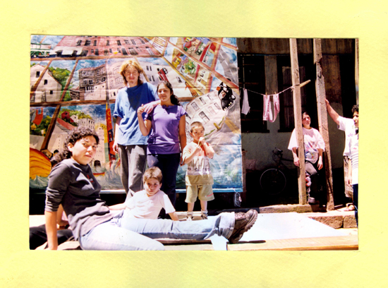 Mural de los voluntarios del TAC Mural de los voluntarios del TAC