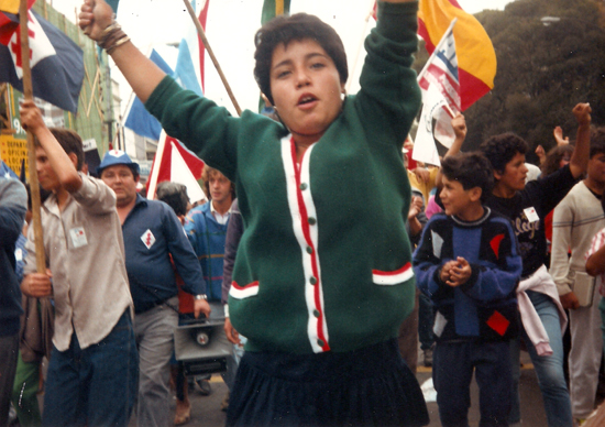 Marcha en contra de Augusto Pinochet Marcha en contra de Augusto Pinochet