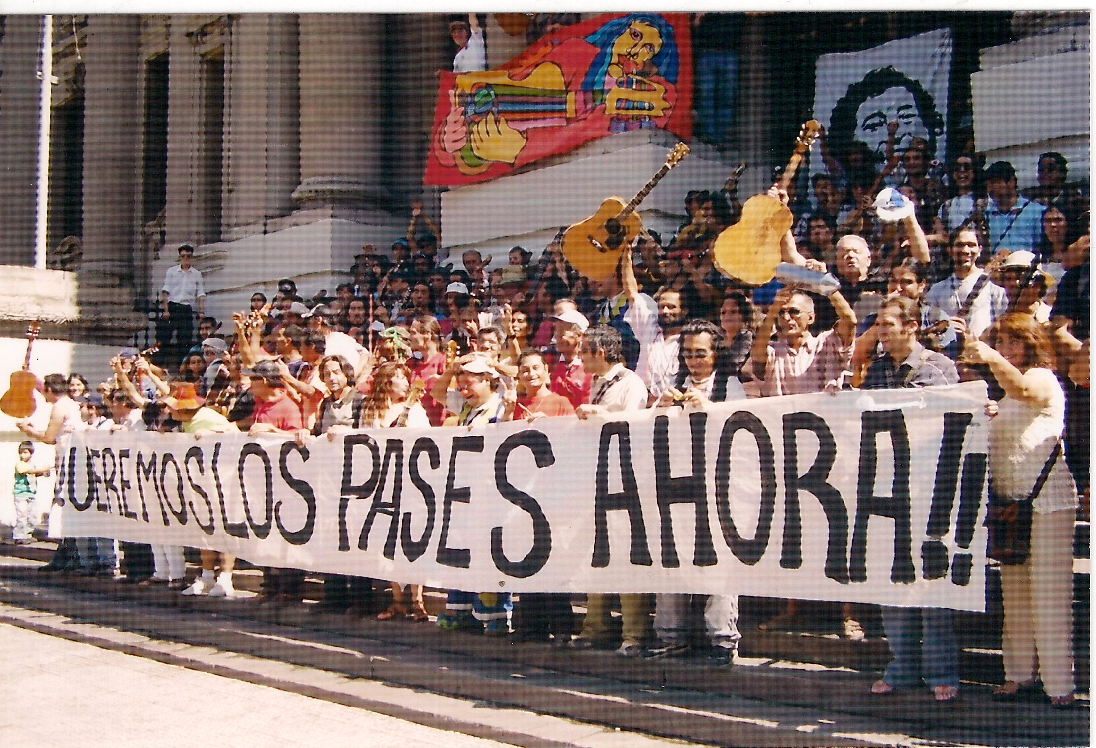 Protesta de cantores urbanos Protesta de cantores urbanos