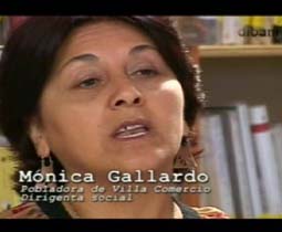 Mónica Gallardo, dirigenta de la junta de vecinos "Unidos en trabajo y progreso" de Villa Comercio Mónica Gallardo, dirigenta de la junta de vecinos "Unidos en trabajo y progreso" de Villa Comercio