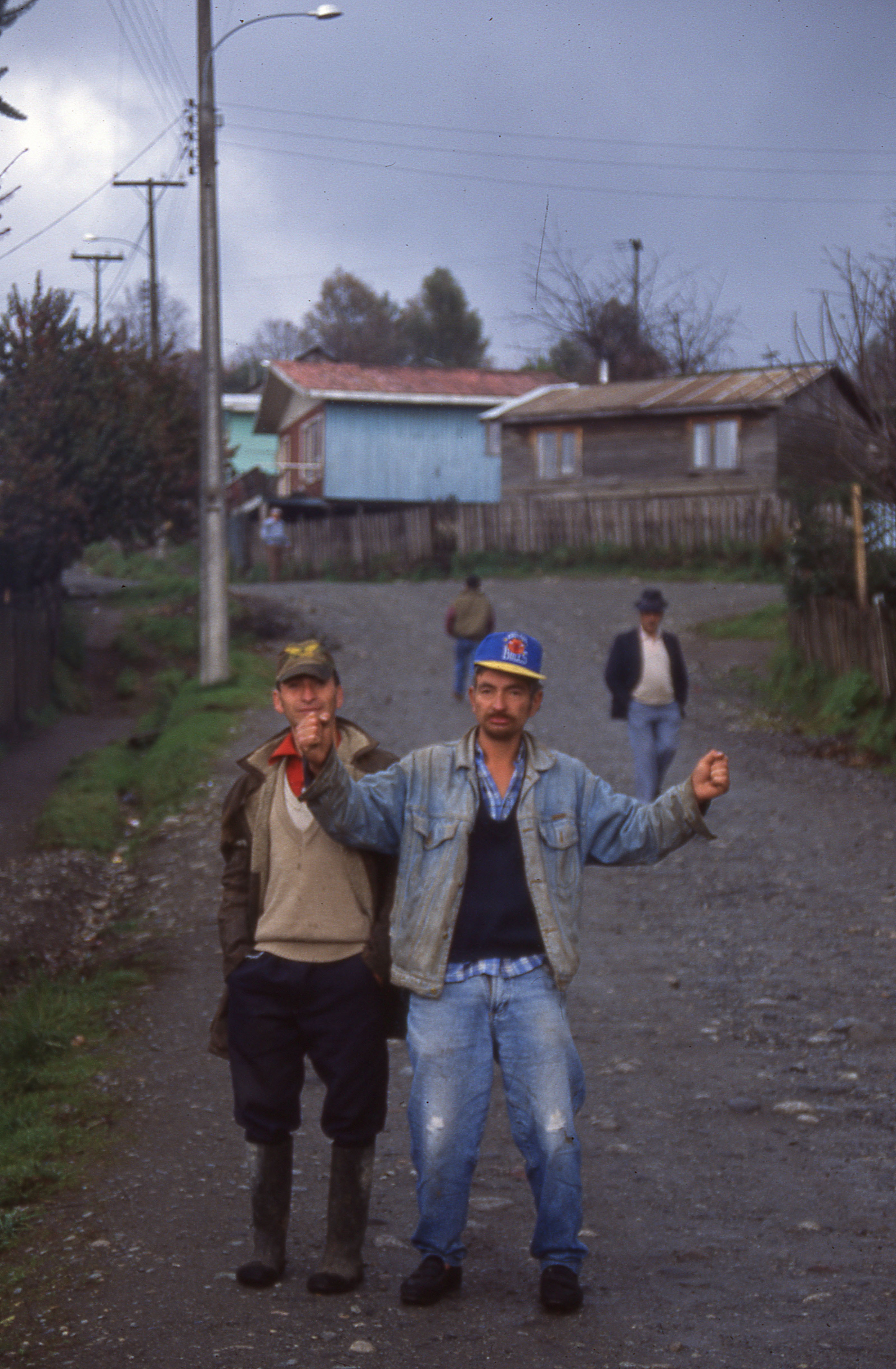 Trabajadores de la población Lolquellén Trabajadores de la población Lolquellén
