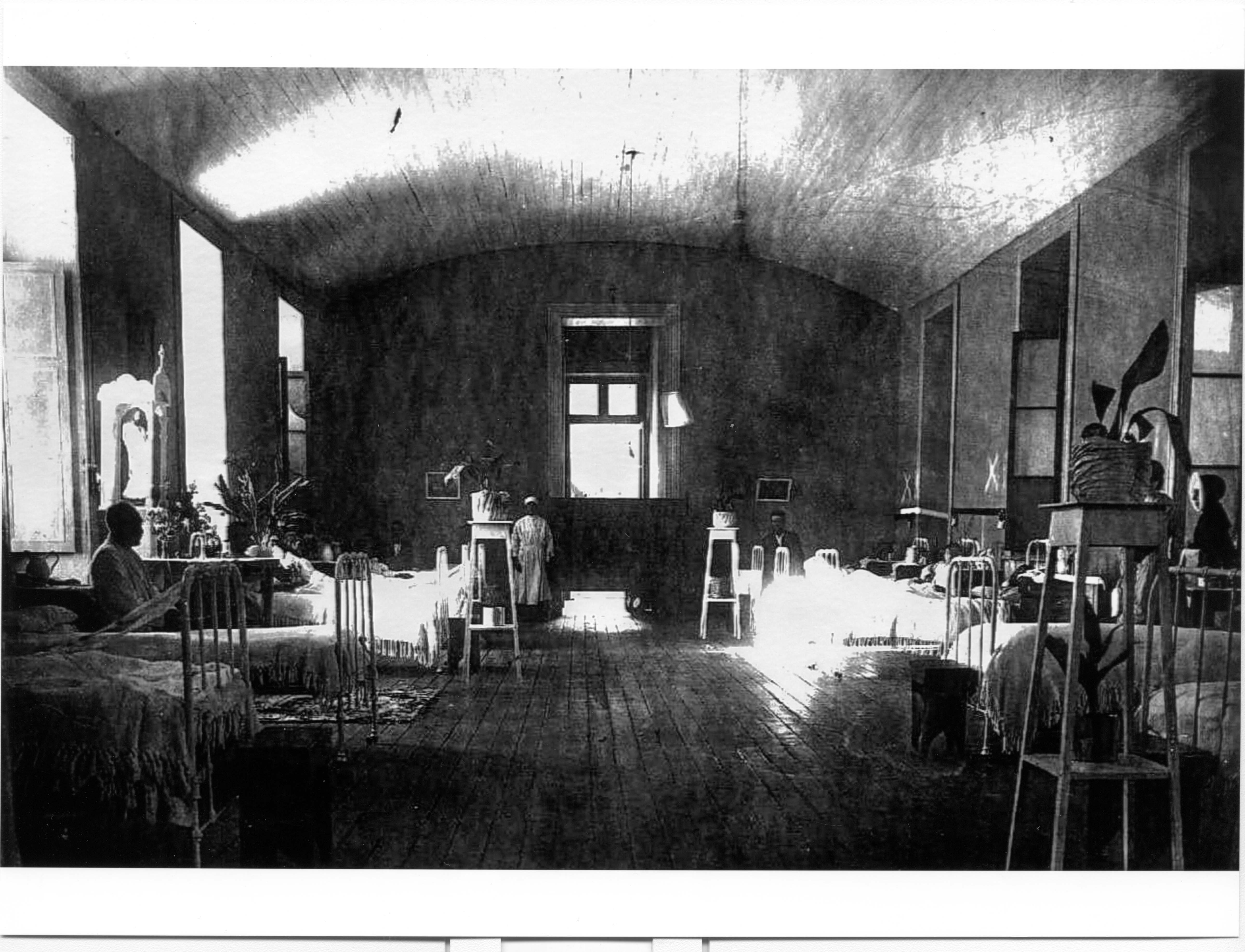 Sala de atención médica del antiguo hospital Sala de atención médica del antiguo hospital
