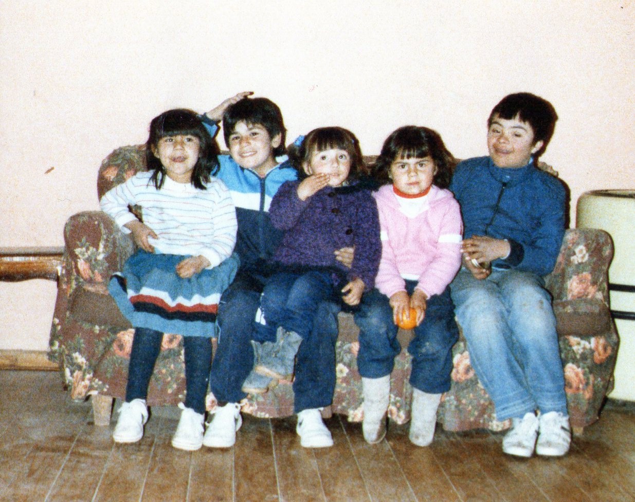 Niños del barrio Alameda de Andacollo Niños del barrio Alameda de Andacollo