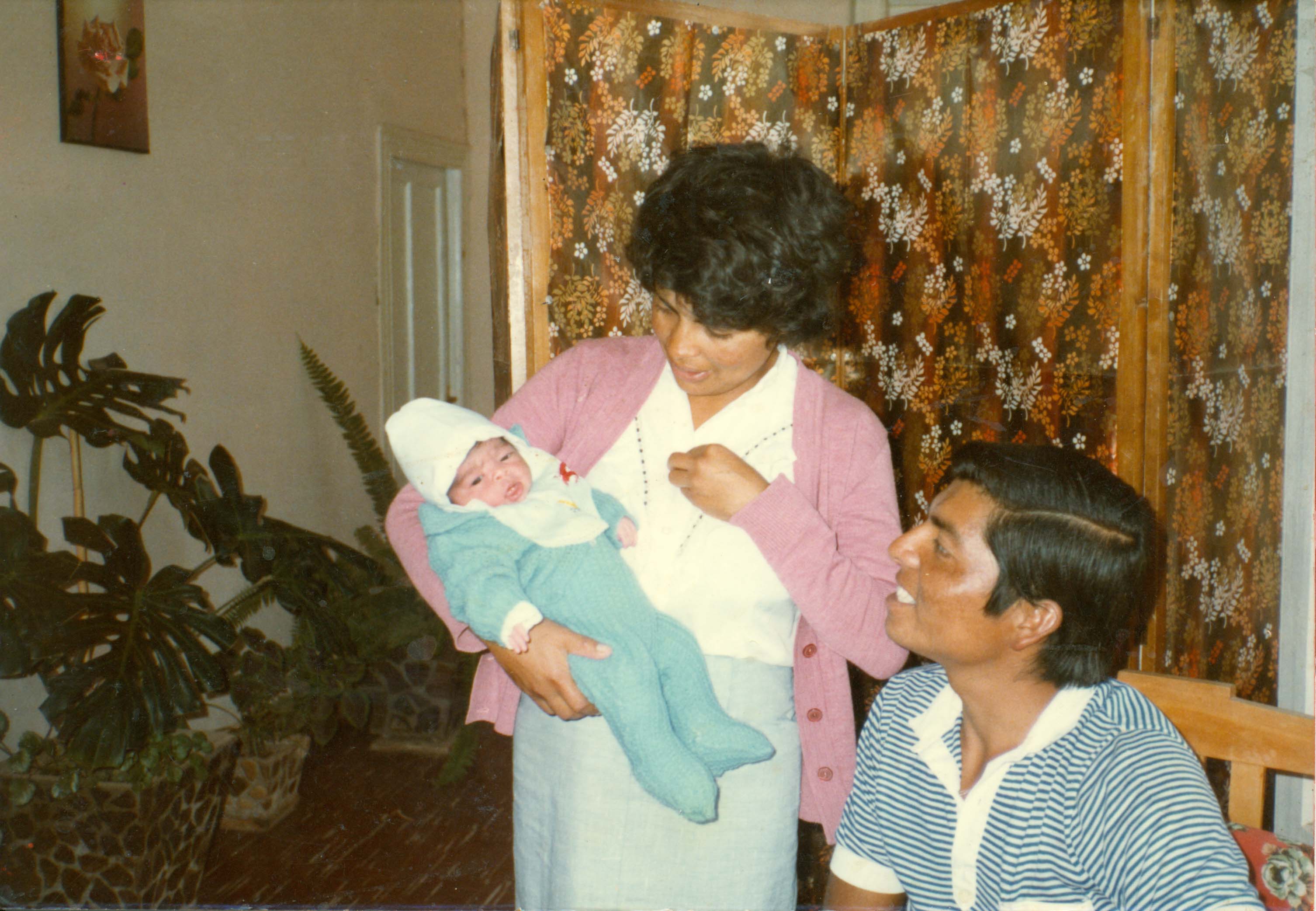 Maribel Traslaviña y sus padres Maribel Traslaviña y sus padres