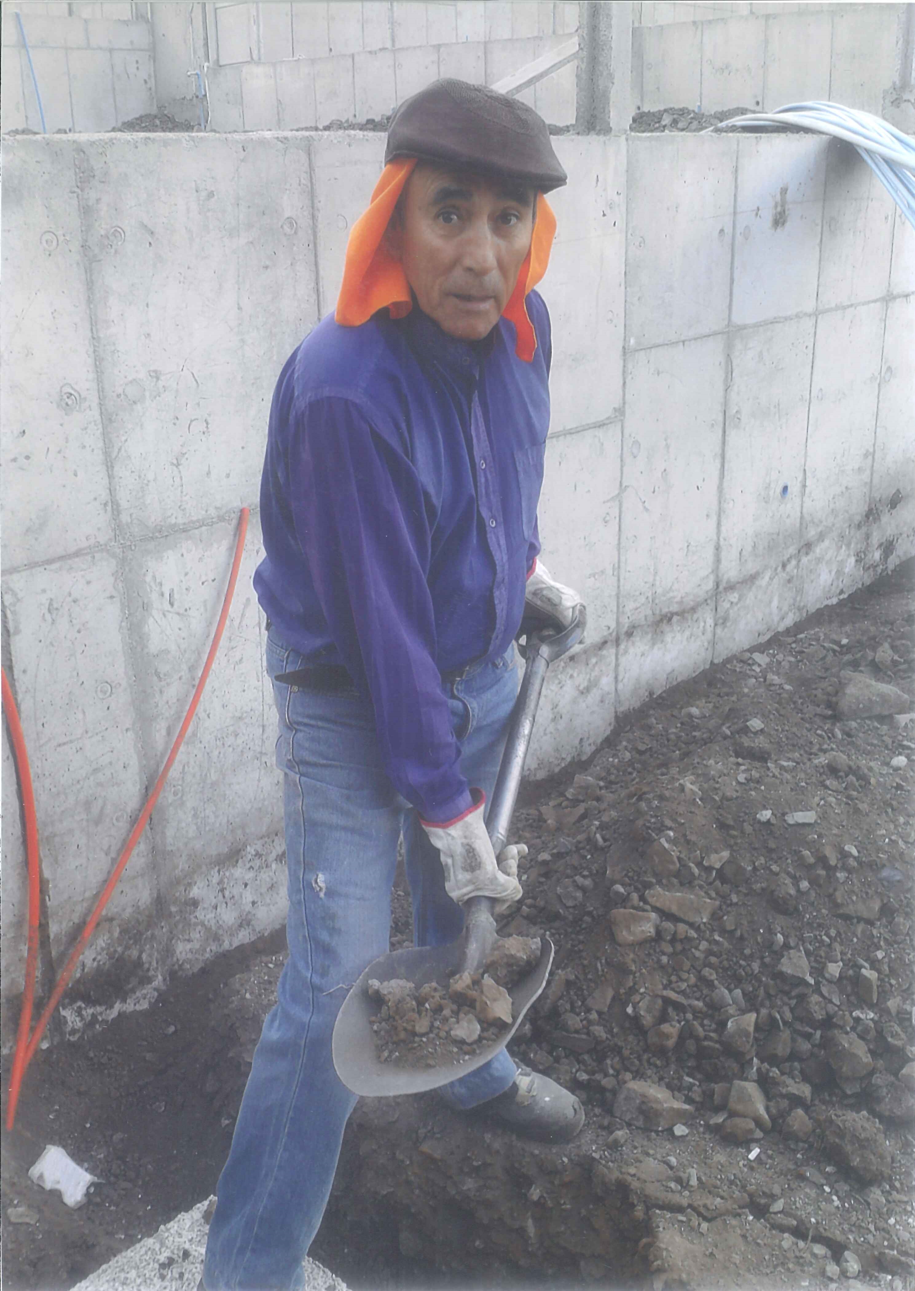 Excavador en obra Excavador en obra