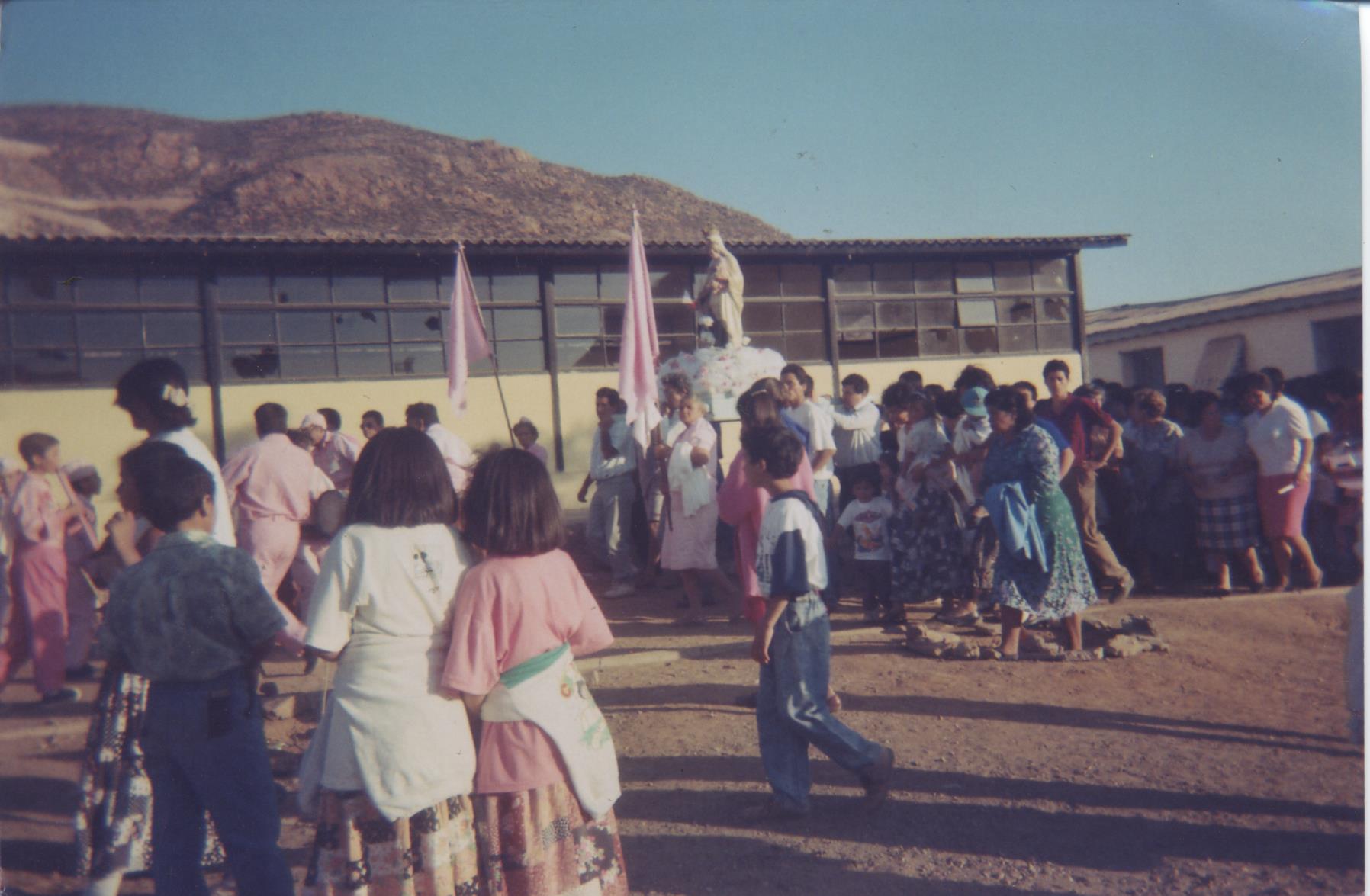 Traslado de la virgen al nuevo pueblo de Churrumata Traslado de la virgen al nuevo pueblo de Churrumata