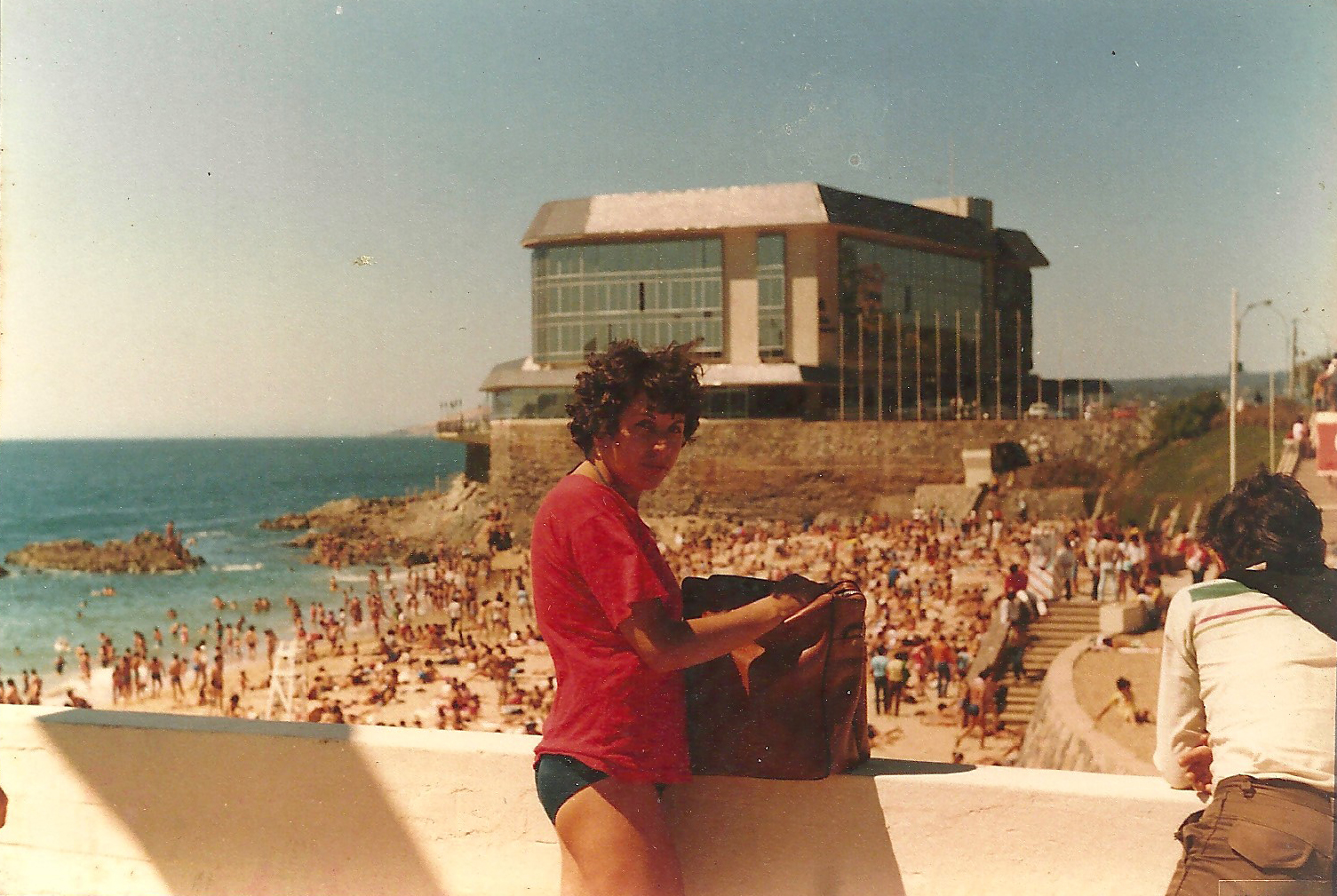 Lia Ocampo en Caleta Abarca Lia Ocampo en Caleta Abarca