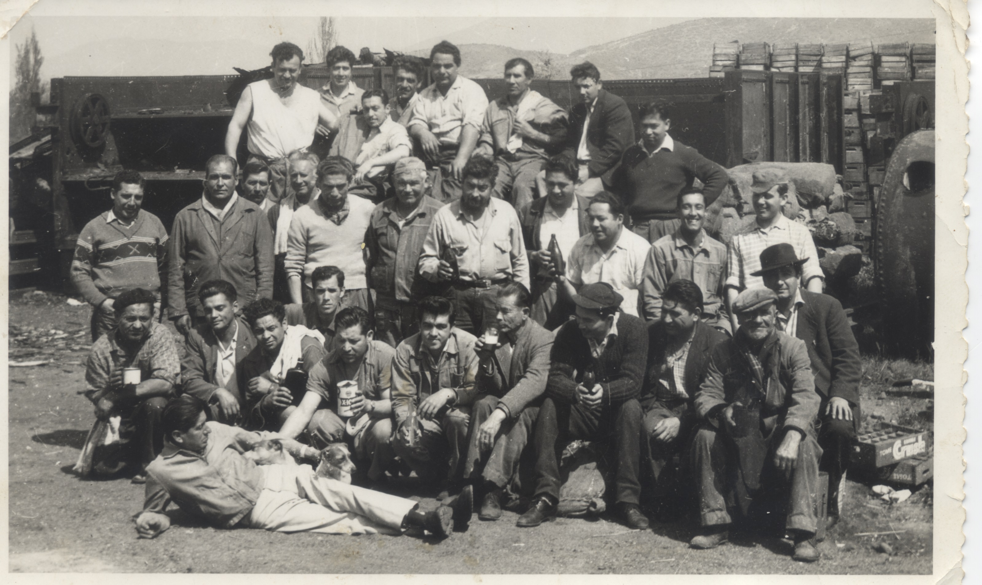 Trabajadores del sector de bodega de la CCU Trabajadores del sector de bodega de la CCU