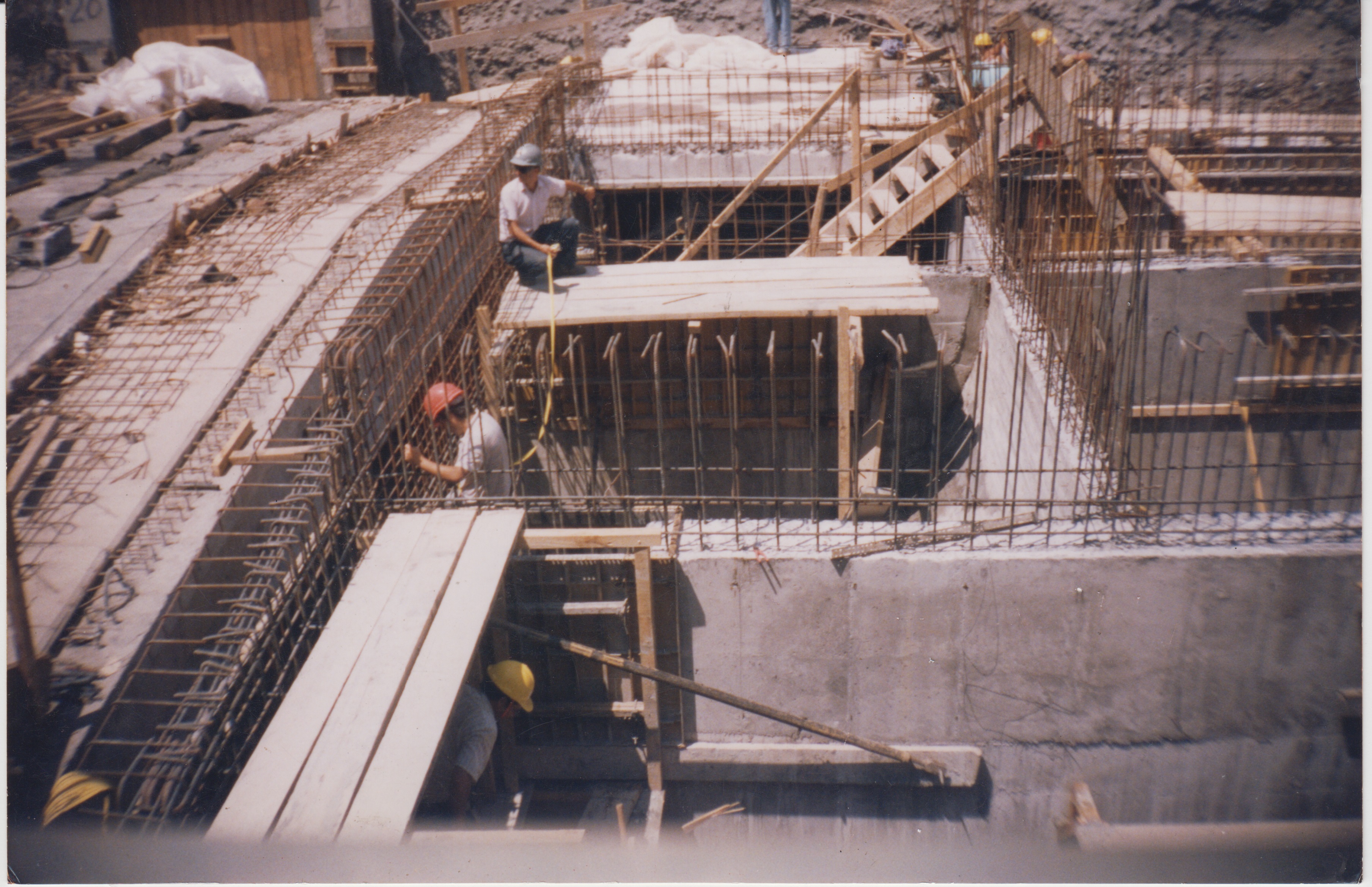 Obra de construcción del Metro de Santiago Obra de construcción del Metro de Santiago