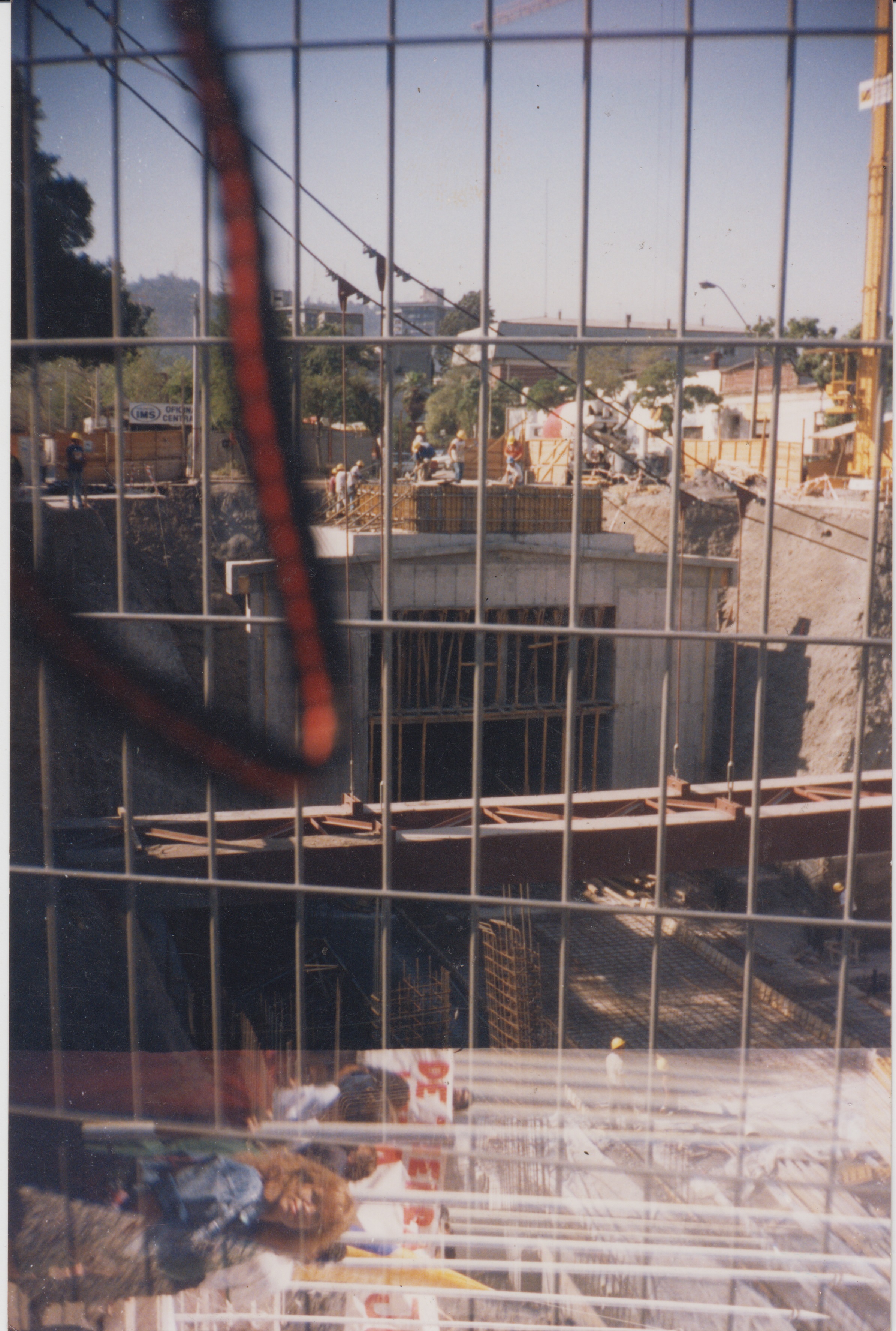 Obra de construcción del Metro de Santiago Obra de construcción del Metro de Santiago