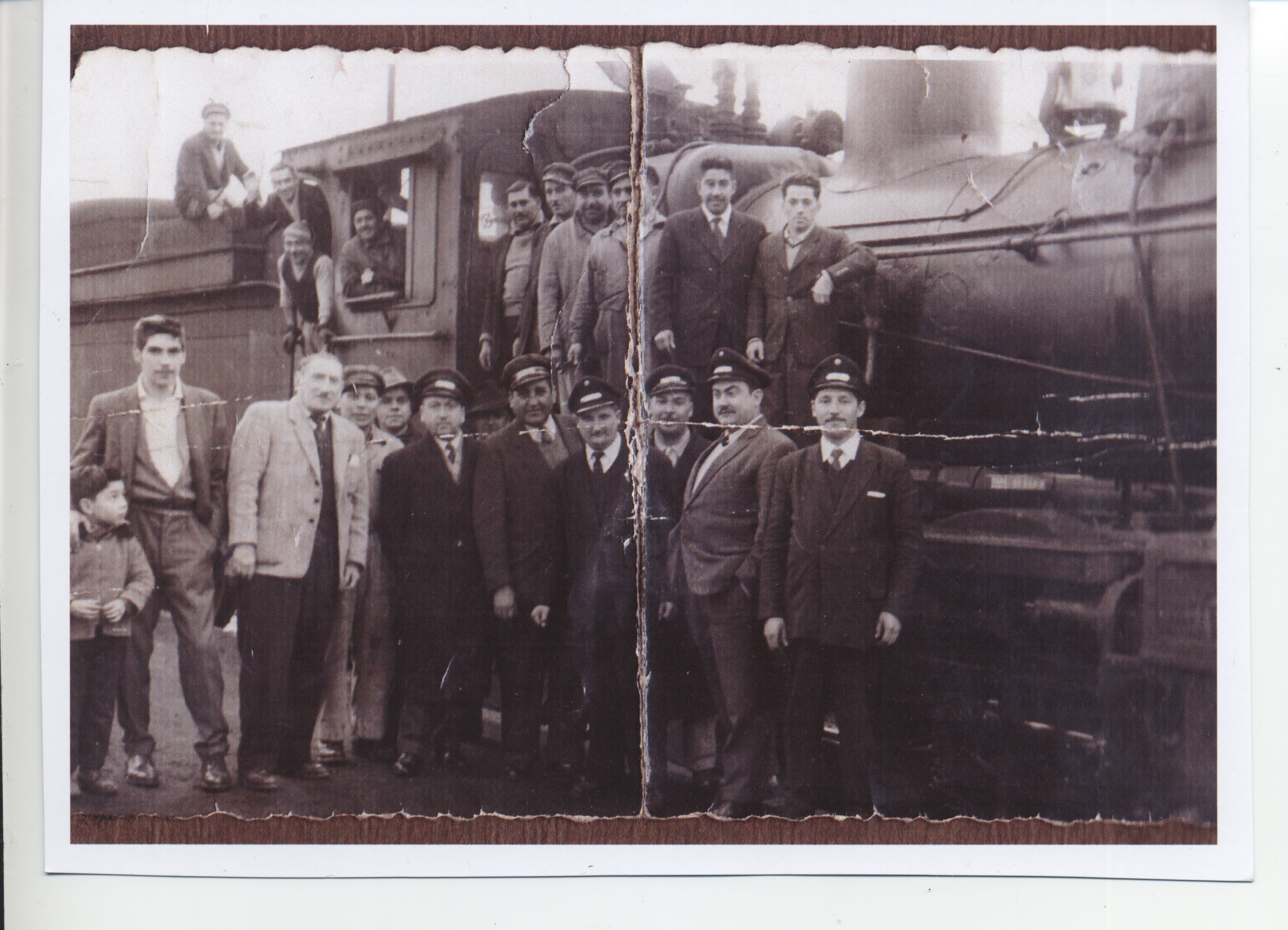 Ferroviarios del ramal Lago Ranco- Valdivia Ferroviarios del ramal Lago Ranco- Valdivia