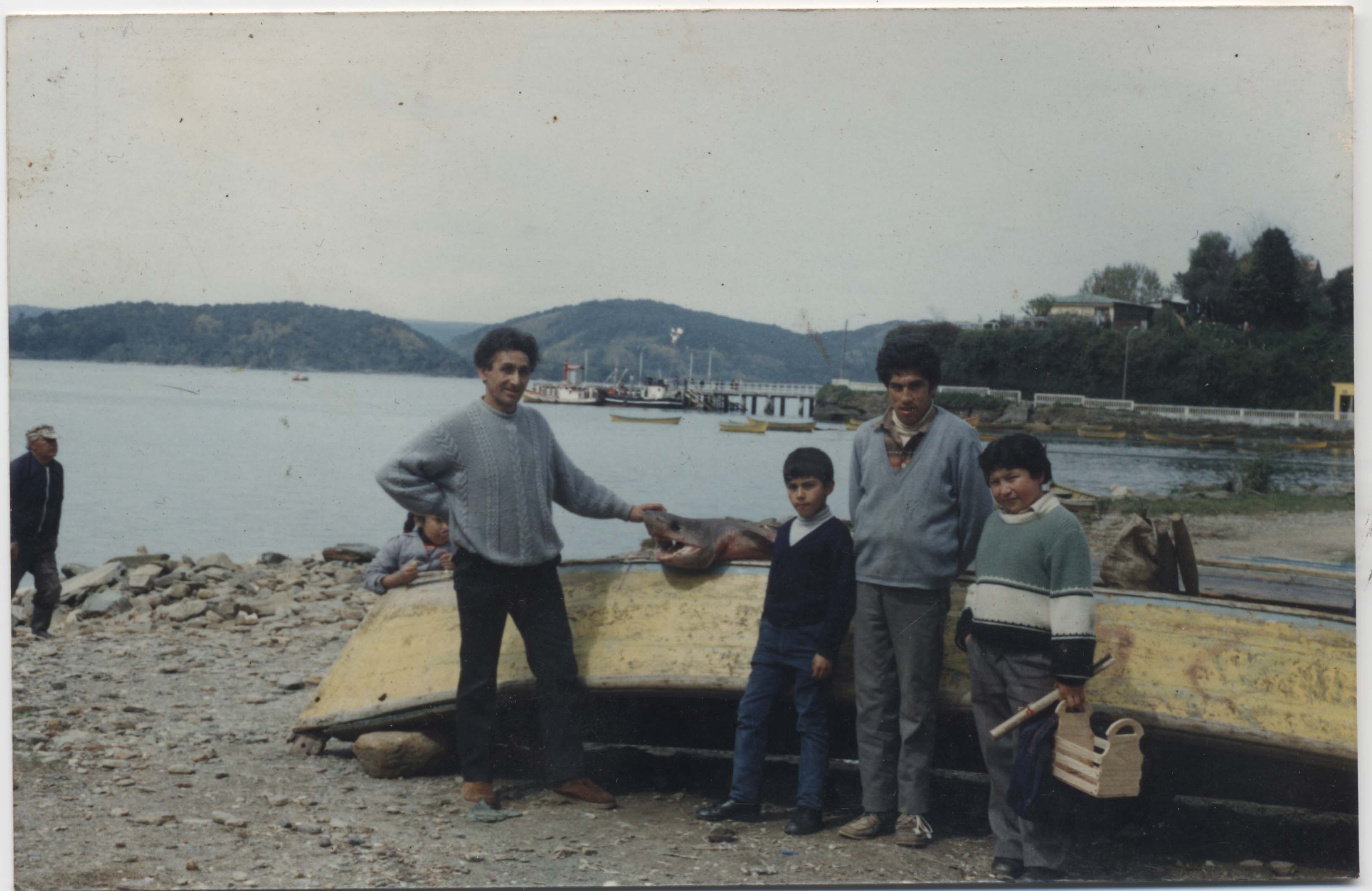 Pescadores en la caleta El Membrillo Pescadores en la caleta El Membrillo