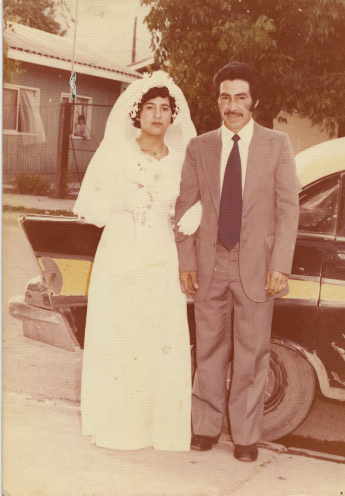 Llegando a la iglesia con mi padrino Llegando a la iglesia con mi padrino